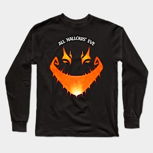 Halloween Face Long Sleeve T-Shirt